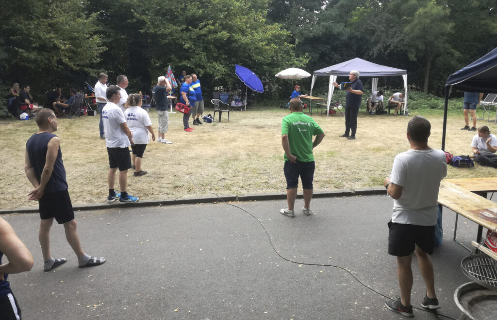 Walther Raffler bei der Eröffnung