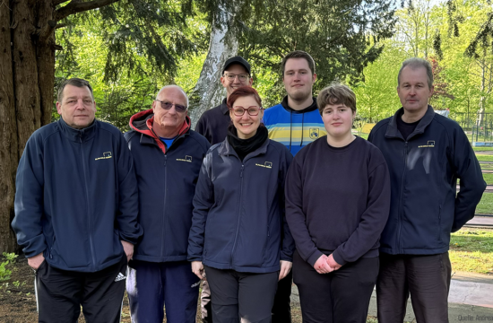 Mannschaft des 1. Essener CGC Blau-Gold zum Auftakt der NBV-Landesliga 2024