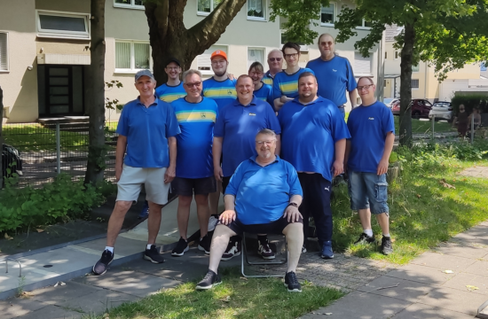 Teilnehmende der DMV-Partie 1. Essener CGC Blau-Gold gegen BGSC Bochum