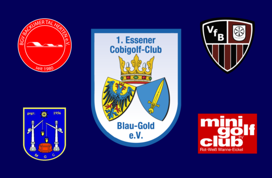Wappen der Minigolf NBV-Landesligisten der Staffel 1 2025.