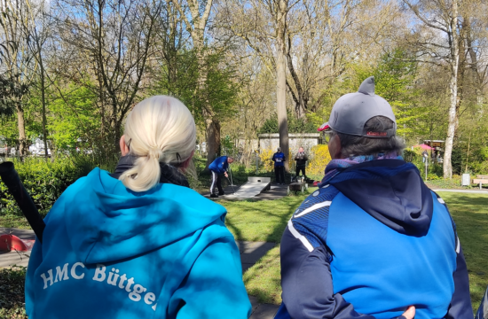 Ein Blick zum Paffendorfer Fenster am ersten Spieltag der Minigolf-NBV-Landesliga 2